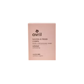 Savon a froid pour le corps exfoliant certifié Bio - Avril - 100gr