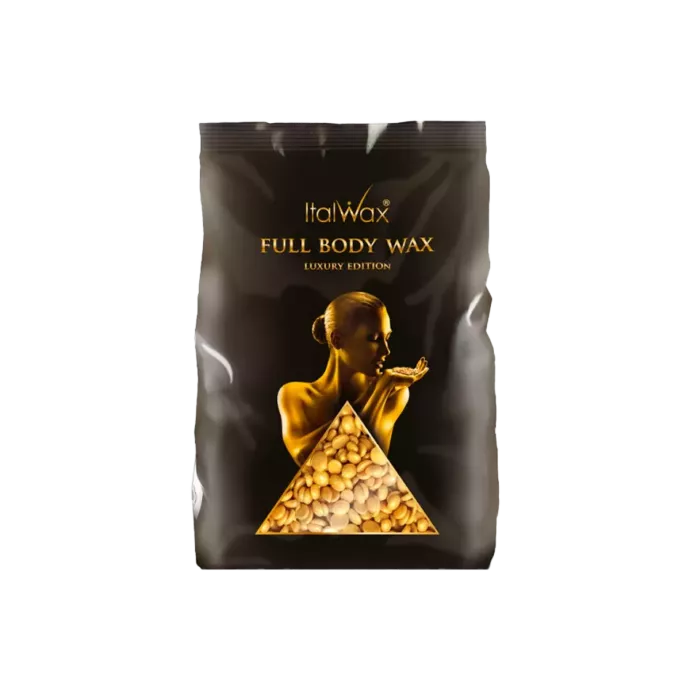 Sachet de cire pelable dorée - Italwax - Full Body Wax - 1kg