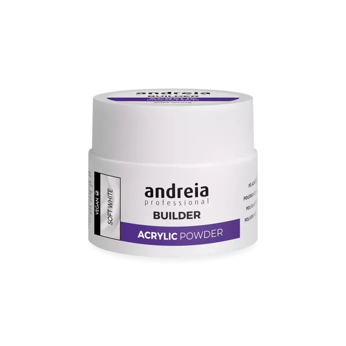 Poudre acrylique blanc laiteux - Andreia - Soft white - 35gr