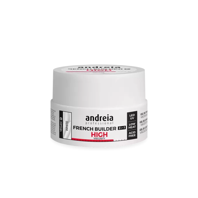 Gel de construction texture épaisse blanc - Andreia - High white - 22gr