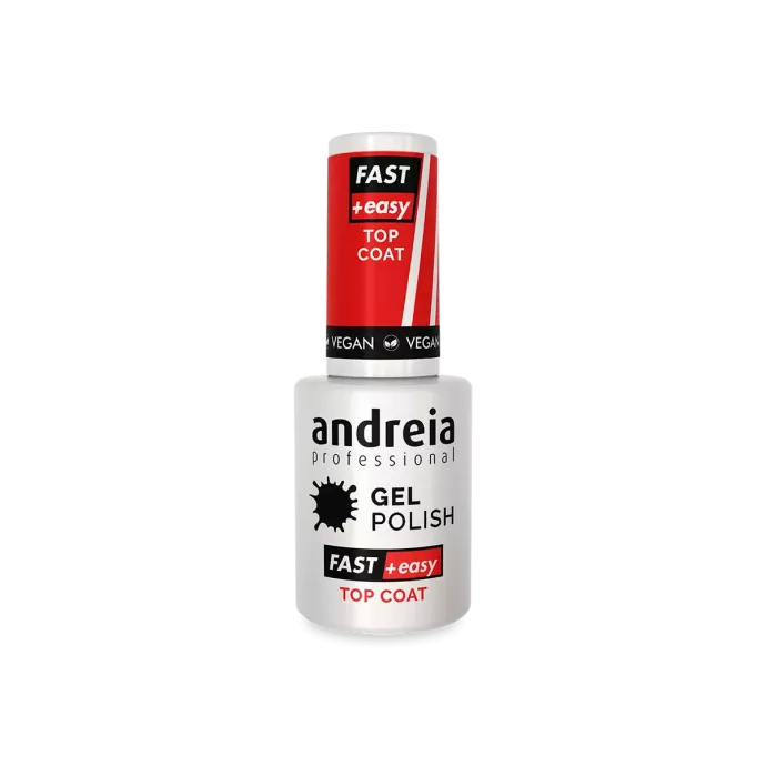 Top coat pour semi-permanent retrait facile - Andreia - Fast&amp;easy - 10.5ml