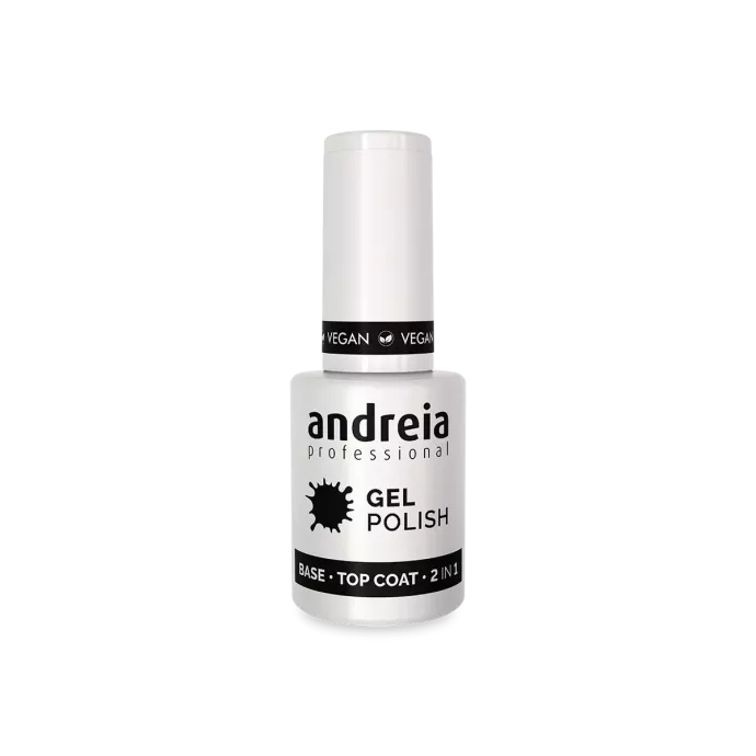 Base top coat 2 en 1 semi-permanent - Andreia - 10.5ml