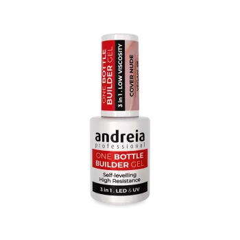 Gel de construction 3 en 1 cover nude - Andreia - One Bottle Builder - 14ml